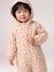 Fleece-lined baby's hooded printed rainsuit old rose+vanilla - vertbaudet enfant 