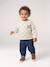 Long-sleeved sweatshirt for baby sage green - vertbaudet enfant 