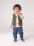 Gilet bébé sherpa à pressions vert - vertbaudet enfant 