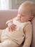 Dungaree set and bodysuit for baby girls vanilla - vertbaudet enfant 