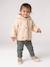 Hooded sherpa coat for baby girls vanilla - vertbaudet enfant 