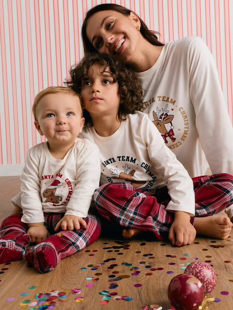 2-piece pyjamas Family Capsule for boys ecru - vertbaudet enfant 
