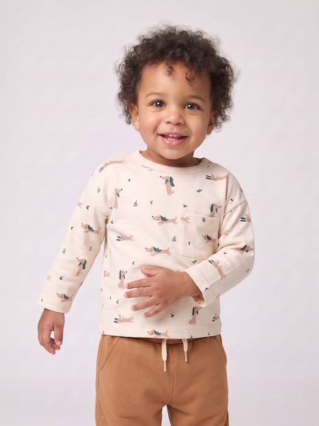 T-shirt and trousers set for baby caramel+green - vertbaudet enfant 