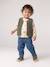 Gilet bébé sherpa à pressions vert - vertbaudet enfant 
