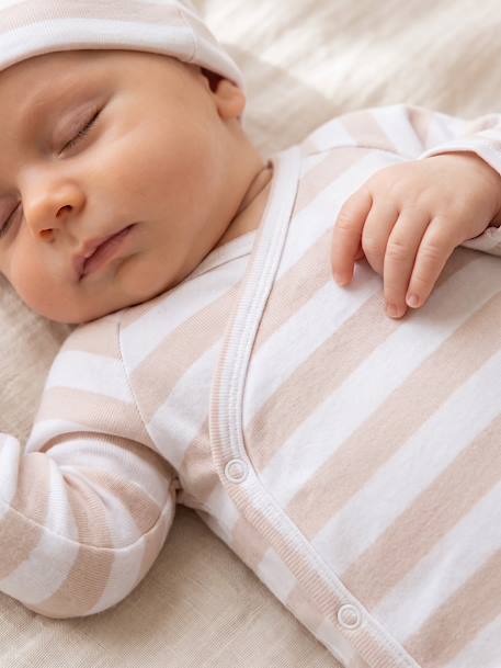 4-piece set for baby marl beige - vertbaudet enfant 