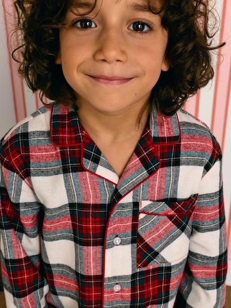 Pyjama enfant mixte Capsule Famille rouge - vertbaudet enfant 
