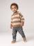 Pull polo bébé garçon taupe - vertbaudet enfant 