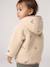 Hooded sherpa coat for baby girls vanilla - vertbaudet enfant 