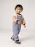 Dungarees and sherpa sweatshirt set for baby boys grey blue - vertbaudet enfant 