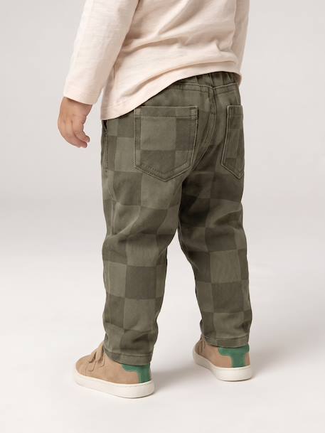 Trousers for baby khaki - vertbaudet enfant 