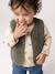 Gilet bébé sherpa à pressions vert - vertbaudet enfant 