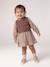 Robe 2 en 1 bébé fille manches longues chocolat - vertbaudet enfant 