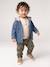 Hooded Denim Shirt for Babies stone - vertbaudet enfant 