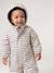 Water-Repellent Pramsuit with Hood, Lined in Polar Fleece, for Babies sage green+sandy beige - vertbaudet enfant 