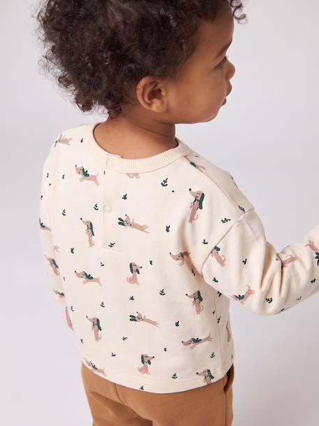 T-shirt and trousers set for baby caramel+green - vertbaudet enfant 