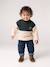 Denim Cargo Trousers for Babies brut denim - vertbaudet enfant 