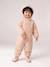 Fleece-lined baby's hooded printed rainsuit old rose+vanilla - vertbaudet enfant 