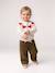 Jacquard knit jumper for baby girls marl beige+parma - vertbaudet enfant 
