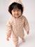 Fleece-lined baby's hooded printed rainsuit old rose+vanilla - vertbaudet enfant 