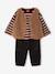 3-piece outfit for baby boys anthracite - vertbaudet enfant 