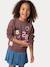 Minnie sweatshirt for girls chocolate - vertbaudet enfant 