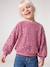 Sequinned Sweatshirt for Girls mauve+turquoise - vertbaudet enfant 