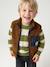 Sleeveless sherpa cardigan for boys caramel+ecru - vertbaudet enfant 