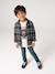 Chequered Flannel Shirt for Boys camel+chequered green+chequered navy blue+English green+night blue+slate blue - vertbaudet enfant 