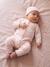 Newborn playsuit and hat set for girls pale pink - vertbaudet enfant 