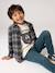 Chequered Flannel Shirt for Boys camel+chequered green+chequered navy blue+English green+night blue+slate blue - vertbaudet enfant 