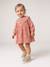 Long-sleeved dress for baby girls apricot - vertbaudet enfant 