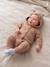 Combinaison bébé à capuche manches longues beige - vertbaudet enfant 