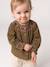 Corduroy blouse for baby girls olive - vertbaudet enfant 