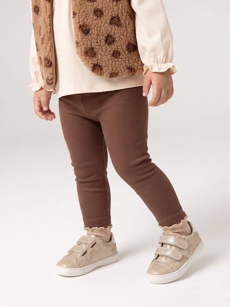 Ensemble 3 pièces bébé fille noisette - vertbaudet enfant 