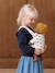 Baby Carrier For Dolls, in Cotton Gauze black+printed pink+rose+yellow - vertbaudet enfant 