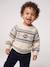 Pull bébé garçon manches longues beige chiné - vertbaudet enfant 