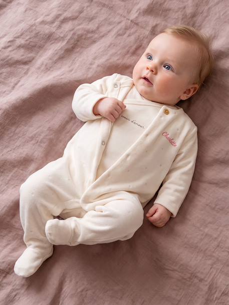 Pack of 3 newborn pieces marl beige - vertbaudet enfant 