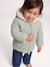 Puffer jacket with hat and mittens for baby girls sage green - vertbaudet enfant 