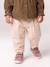 Pantalon bébé fille forme ballon vanille - vertbaudet enfant 