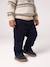 Pantalon velours bébé garçon kaki+marine - vertbaudet enfant 