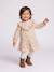 Long-sleeved dress for baby girls ecru - vertbaudet enfant 