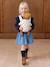 Baby Carrier For Dolls, in Cotton Gauze black+printed pink+rose+yellow - vertbaudet enfant 