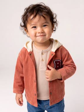 Surchemise à capuche bébé garçon - vertbaudet enfant