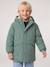 Hooded Sherpa-Lined Parka for Boys black+khaki+sage green+taupe - vertbaudet enfant 