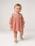 Long-sleeved dress for baby girls apricot - vertbaudet enfant 