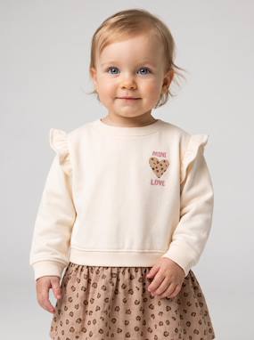Long-sleeved dress for baby girls - vertbaudet enfant
