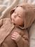 Long-sleeved hooded playsuit for baby boys beige - vertbaudet enfant 
