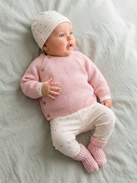 5-piece newborn set for baby rose - vertbaudet enfant 