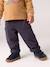 Pantalon bébé garçon doublé polaire anthracite+olive - vertbaudet enfant 
