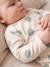 Pack of 3 baby sleepsuits with back opening marl beige+marl grey+sage green - vertbaudet enfant 